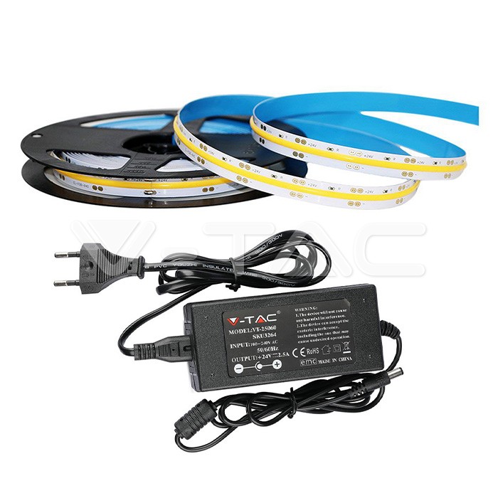 VT-25060 60W LED PLASTIC SUPPLY 24V 2.5A IP44
