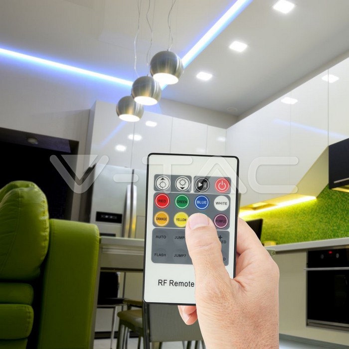 VT-2421 LED RGB Controller With 20 Key RF Remote Control Small