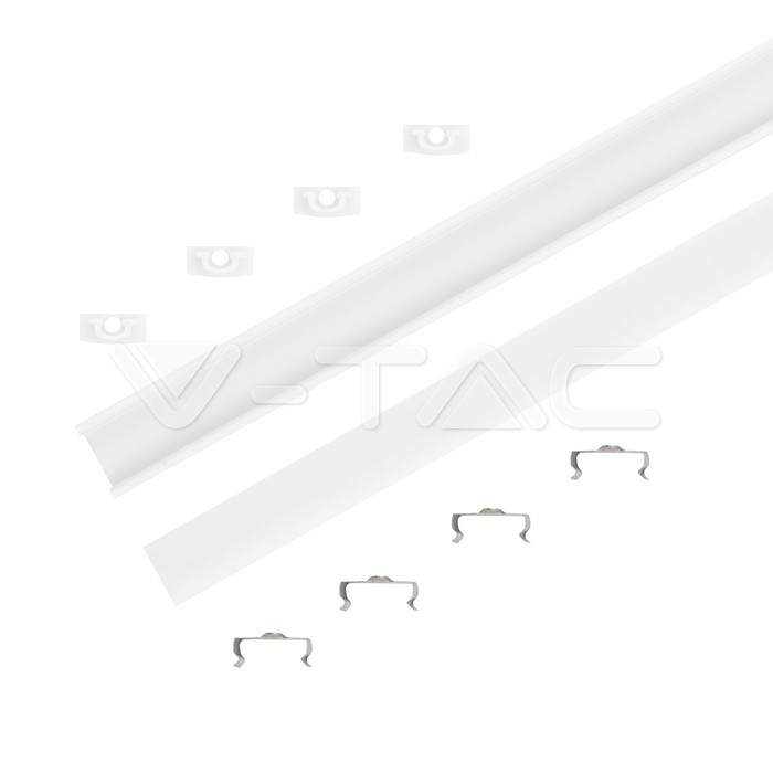 VT-8113-W Aluminum Profile 2000* 17.4*7MM White Housing