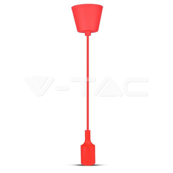 VT-7228 E27 Pendant Holder Red Body