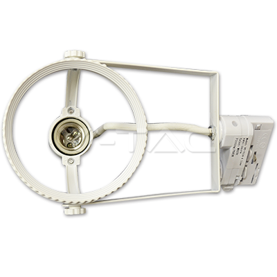 VT-7116 PAR38 Fitting 4 Core Track White Body