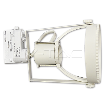 VT-7116 PAR38 Fitting 4 Core Track White Body