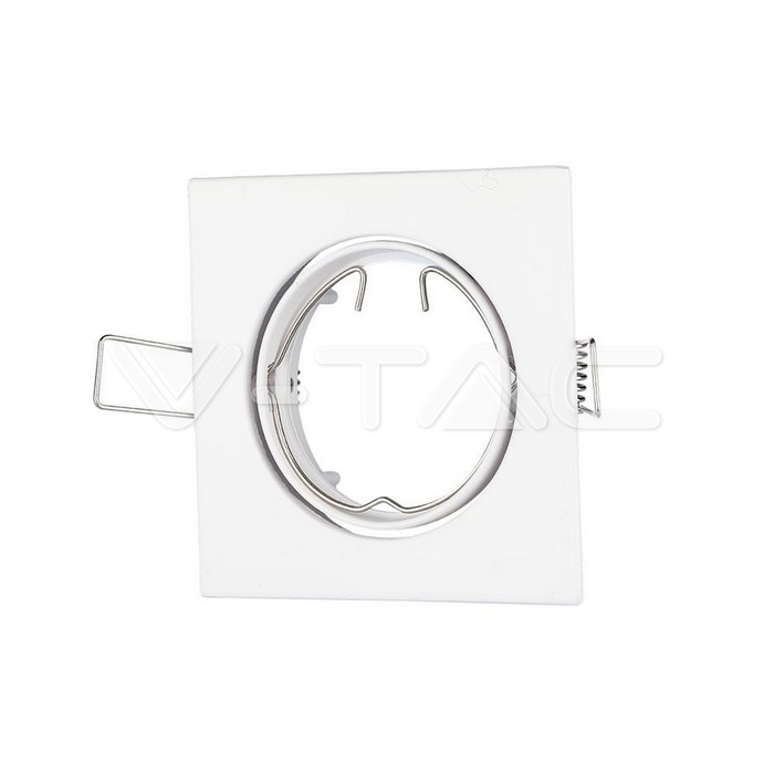 VT-779SQ GU10 Fitting Square Movable White