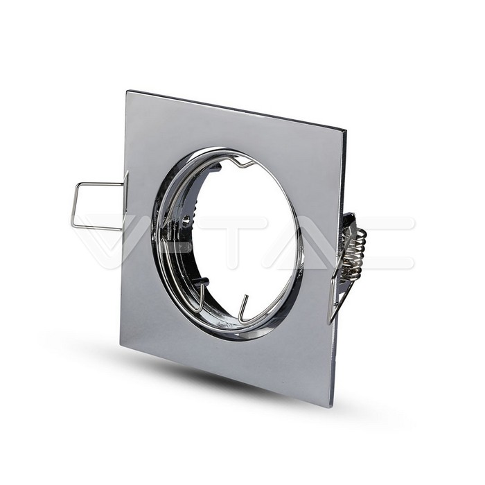 VT-779SQ GU10 Fitting Square Movable Chrome