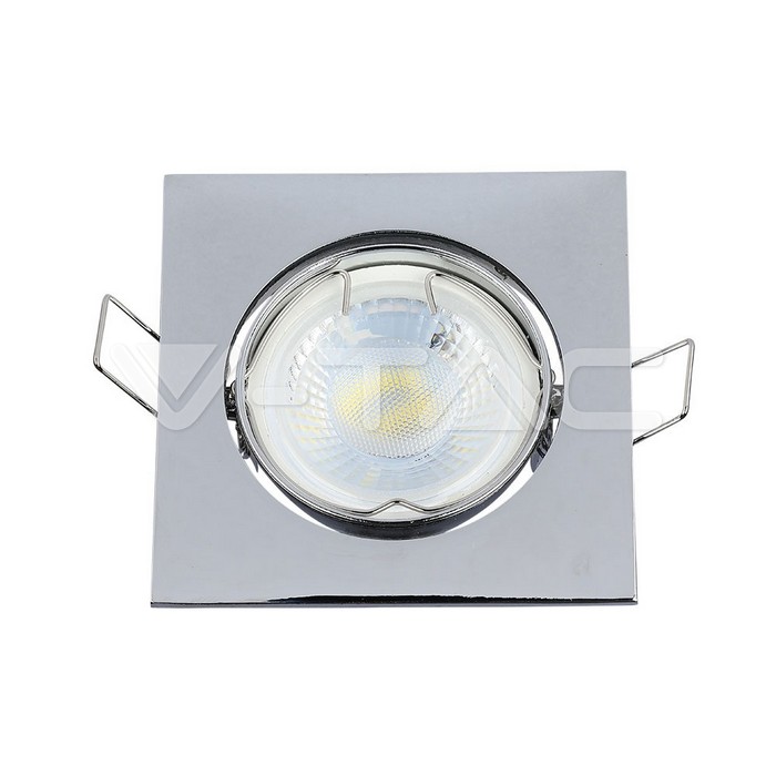 VT-779SQ GU10 Fitting Square Movable Chrome