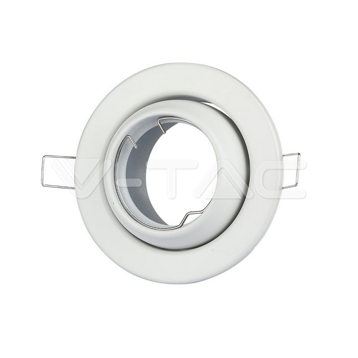 VT-780RD GU10 Fitting Round Changing Angle White