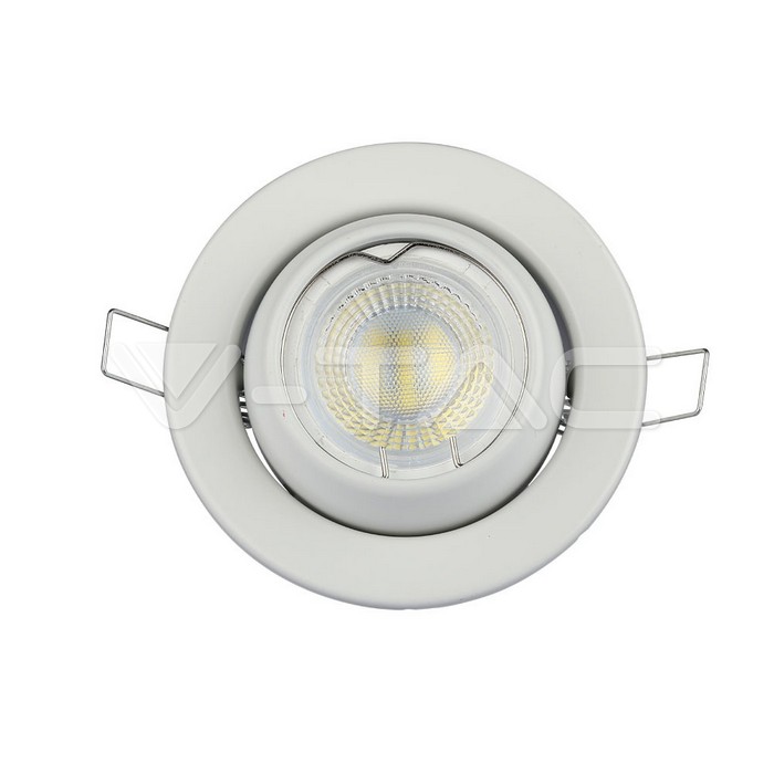 VT-780RD GU10 Fitting Round Changing Angle White