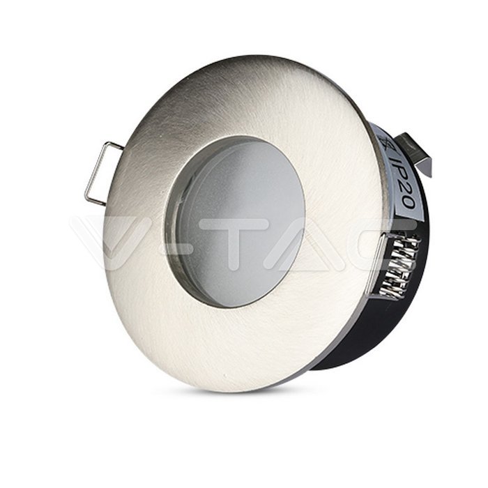 VT-787RD GU10 Fitting Matt Round ф84 Satin Nickel