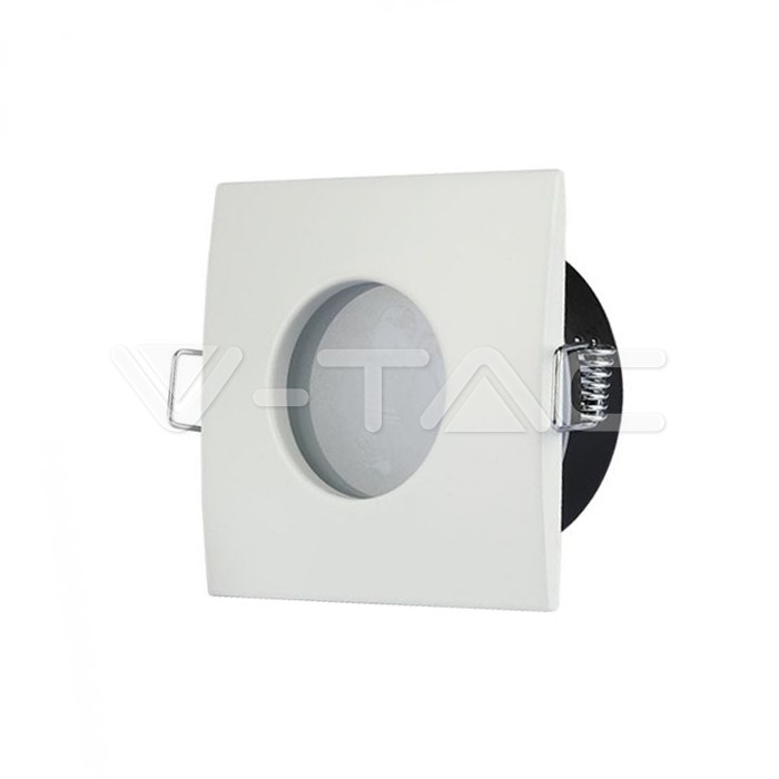 VT-787 GU10 FITTING SQUARE WHITE
