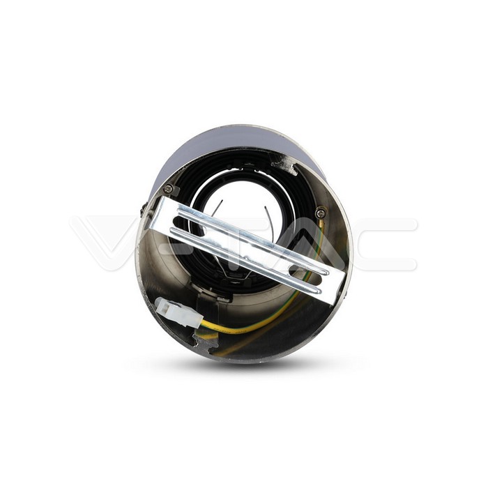 VT-796 GU10 Fitting Surface Round Satin Nickle