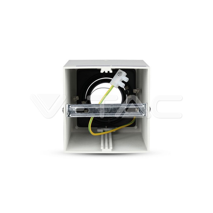 VT-797 GU10 Fitting Surface Square White