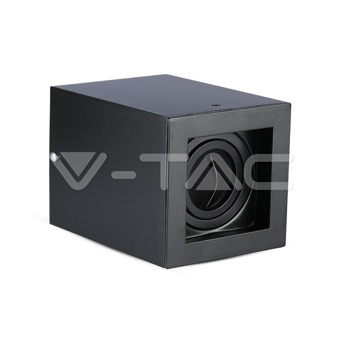 VT-797 GU10 Fitting Surface Square Black