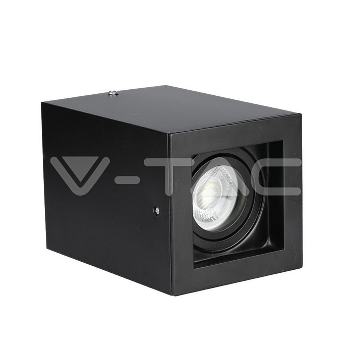 VT-797 GU10 Fitting Surface Square Black