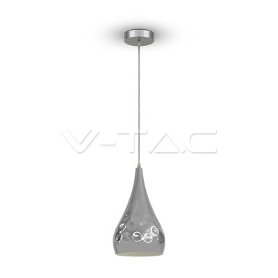 VT-8180 Chrome Pendant Light Holder ф180 Long