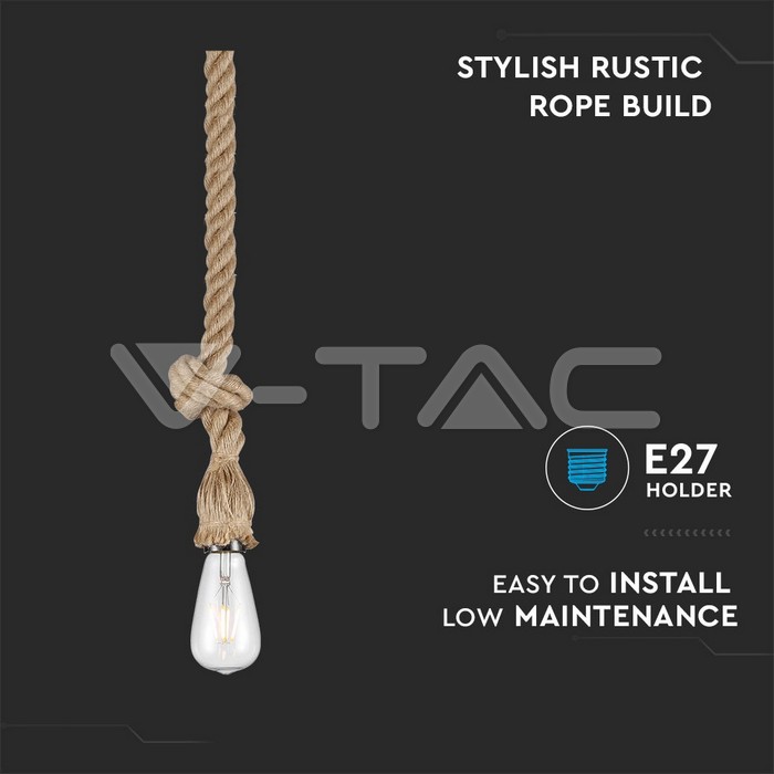 VT-7118 Rope Pendant Long with 1.5m wire