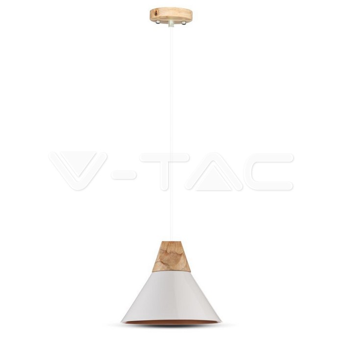 VT-7425 Aluminium Pendant Light White