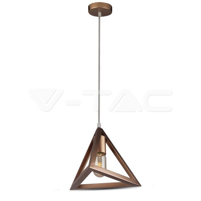 VT-7141 CHAMPAGNE GOLD PENDANT LIGHT WITH GOLD CANOPY-E27