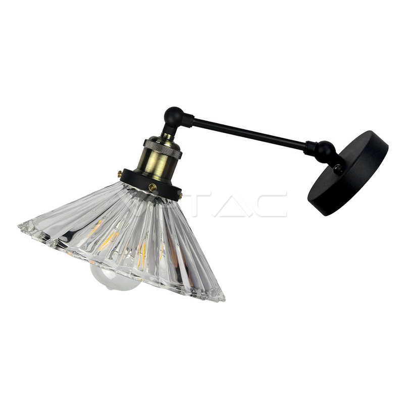 VT-7180 Wall Lamp W/V Shape Glass Ф180мм
