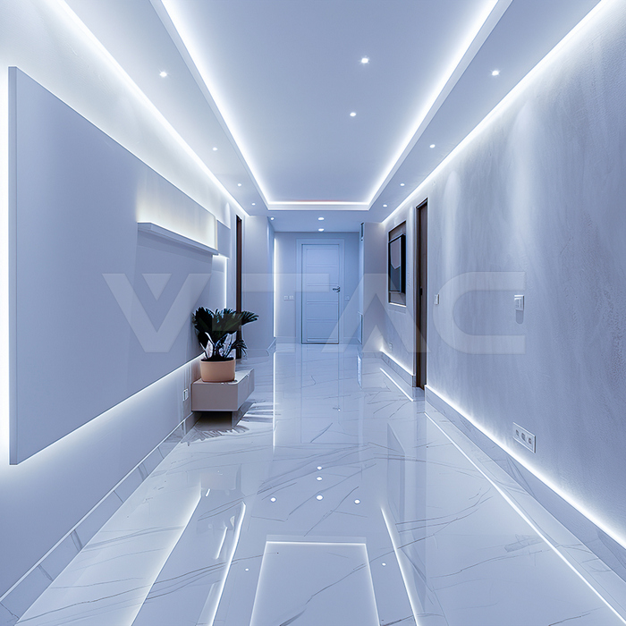 VT-200 200W LED Floodlight SMD SAMSUNG CHIP White Body 6400K