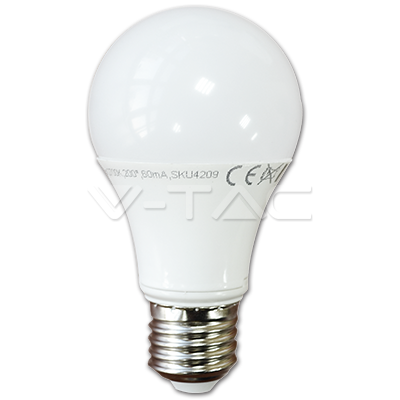 VT-1853 LED Bulb - 10W E27 A60 Thermoplastic 6000K
