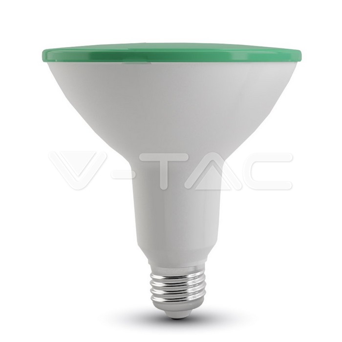 VT-1125 LED Bulb - 15W PAR38 E27 IP65 Green