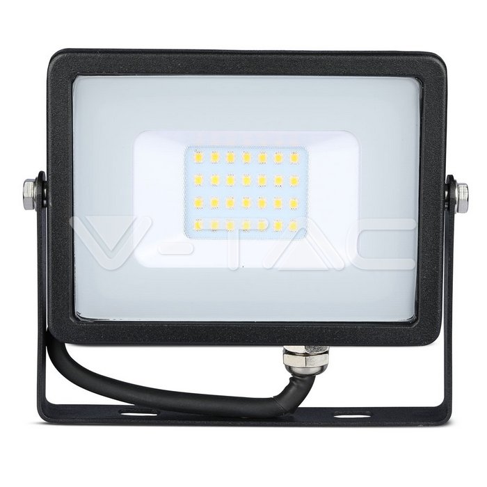 VT-20 20W LED Floodlight SMD SAMSUNG CHIP Black Body 6400K