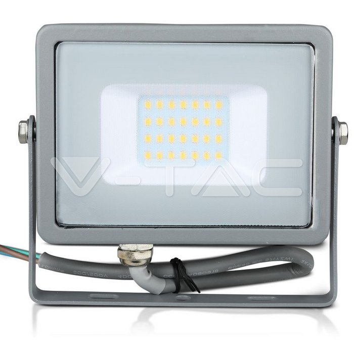 VT-20 20W LED Floodlight SMD SAMSUNG Chip Slim Grey Body 6400K
