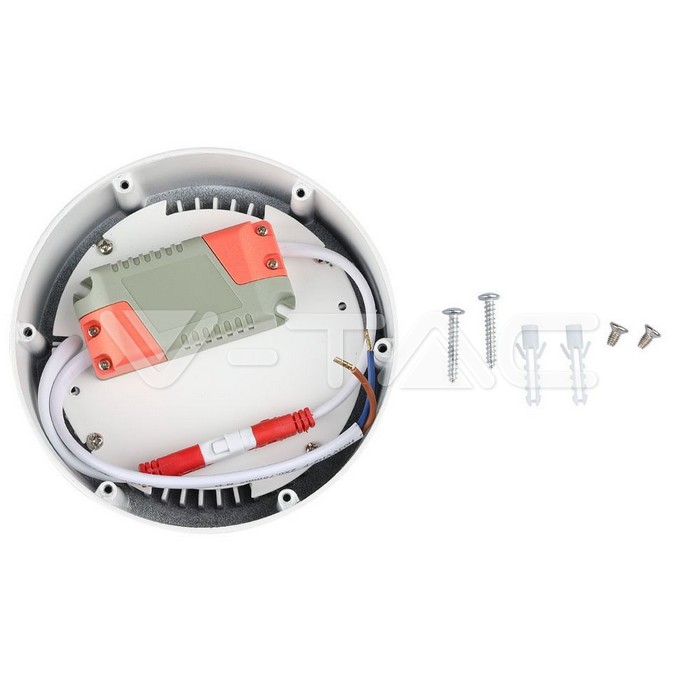 VT-1422RD 22W LED Surface Panel Downlight - Round 6000K