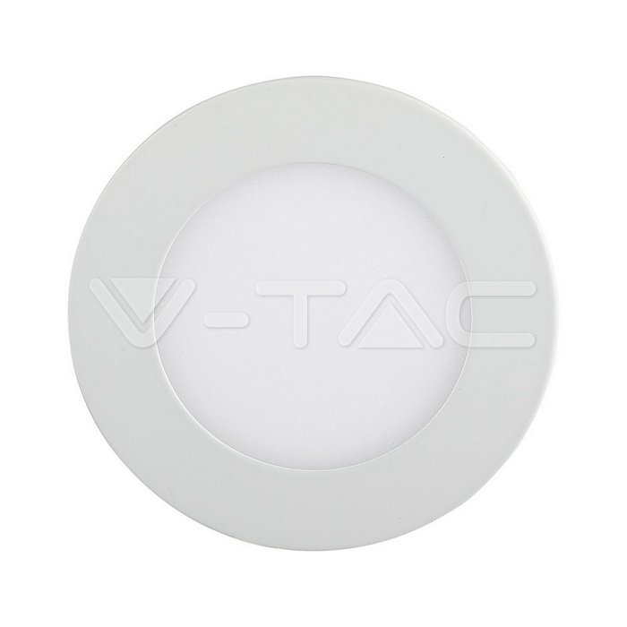 VT-1207 12W LED Premium Panel Downlight - Round 6400K