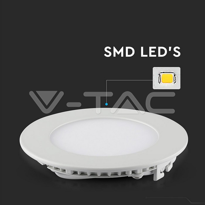 VT-1807 18W LED Premium Panel Downlight - Round 4000K