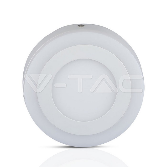 VT-1509 12W+3W LED Surface Panel Downlight - Round 6000K EMC+CR80
