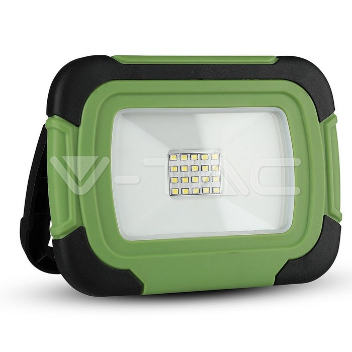 VT-10-R 10W PLASTIC RECHARGEABLE FLOODLIGHT -IP44 6400K