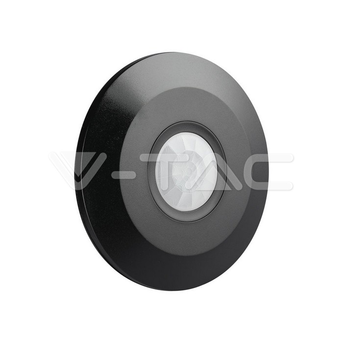 VT-8027 PIR Ceiling Sensor Flat Black