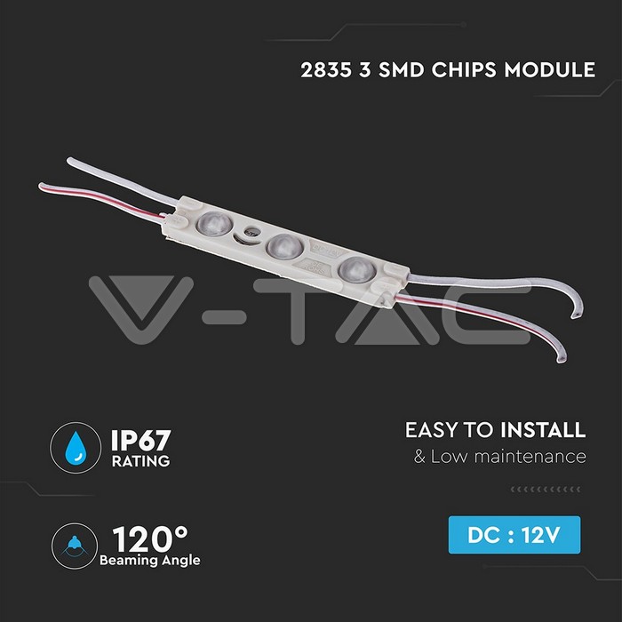 VT-28353 LED Module 3SMD Chips SMD2835 6000K IP67