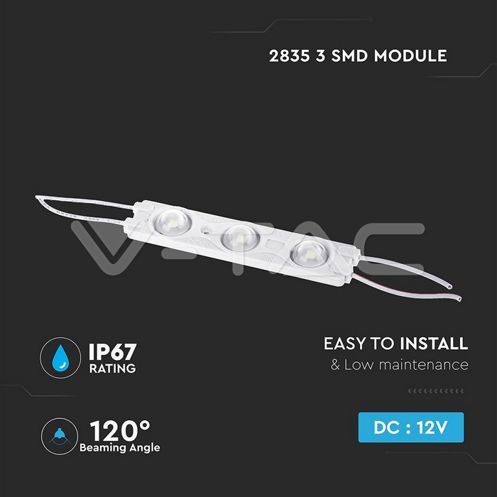 VT-28356 LED Module 1.5W 3LED SMD2835 BLUE IP67