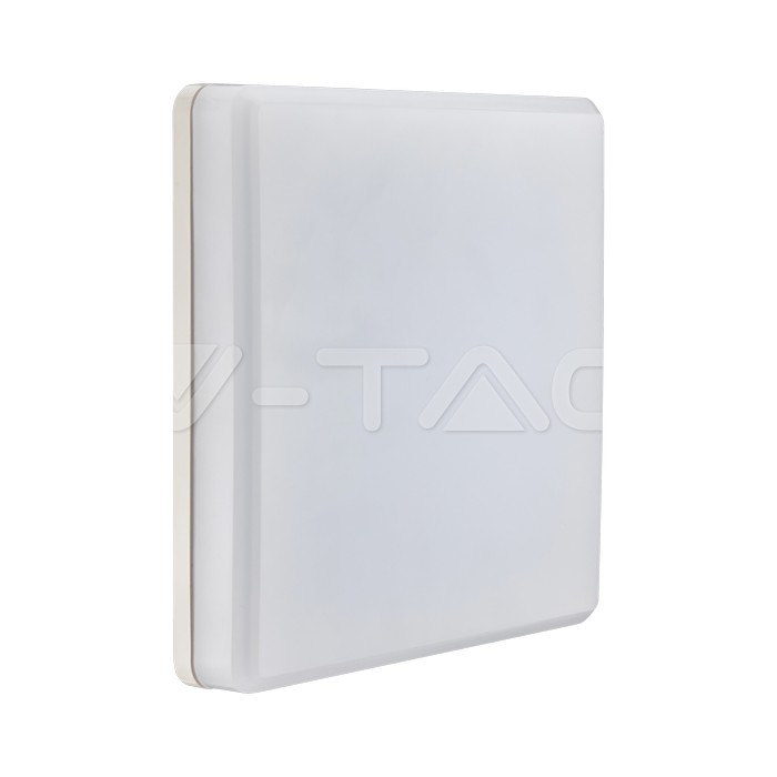 VT-8033 15W Dome Light FramelessCeiling Surface Square IP44 4000K
