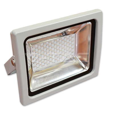 VT-4752 50W LED Floodlight RGB With RF Remote Grey Body SMD