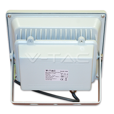 VT-4752 50W LED Floodlight RGB With RF Remote Grey Body SMD