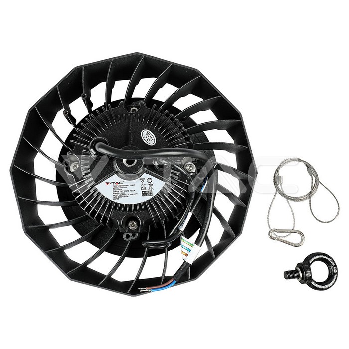 VT-9-108 LED Highbay SAMSUNG CHIP/DRIVER - 100W Black Body 180LM/WATT 6000K
