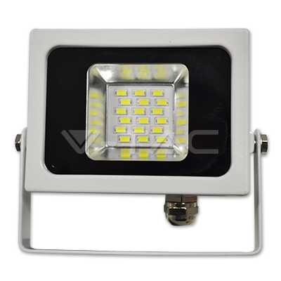 VT-4911 10W LED Floodlight White Body SMD 3000K