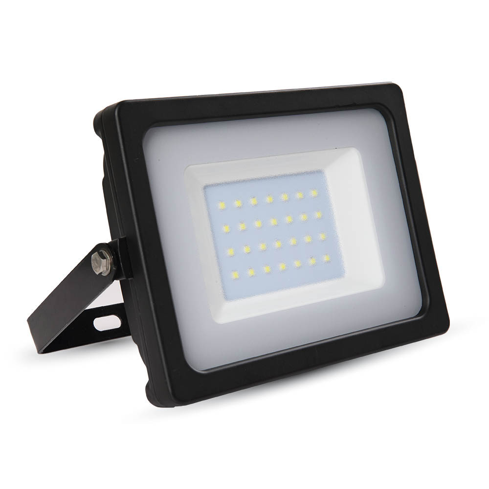 VT-4933 30W LED Floodlight Black Body SMD 6400K