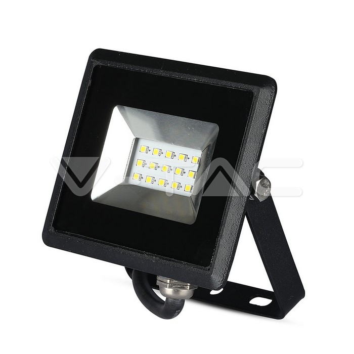 VT-4011 10W LED Floodlight SMD E-Series Black Body 3000K