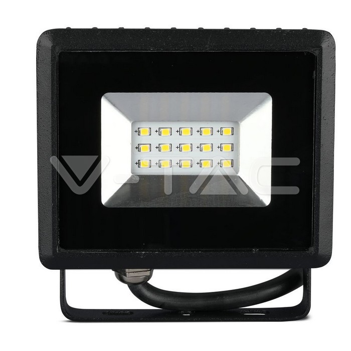 VT-4011 10W LED Floodlight SMD E-Series Black Body 3000K