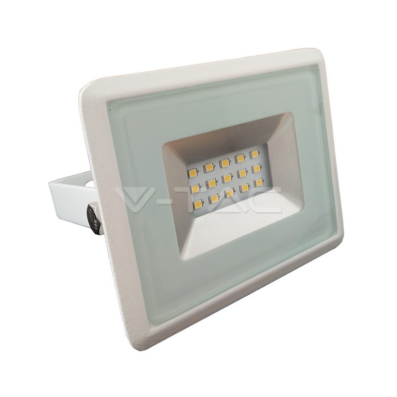 VT-4011 10W LED Floodlight SMD E-Series White Body 6500K