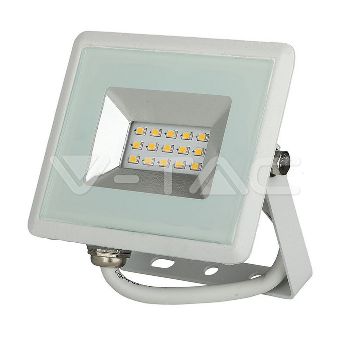 VT-4011 10W LED Floodlight SMD E-Series White Body 6500K
