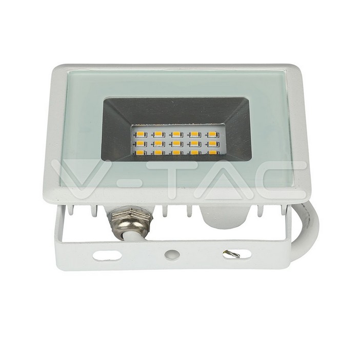VT-4011 10W LED Floodlight SMD E-Series White Body 6500K