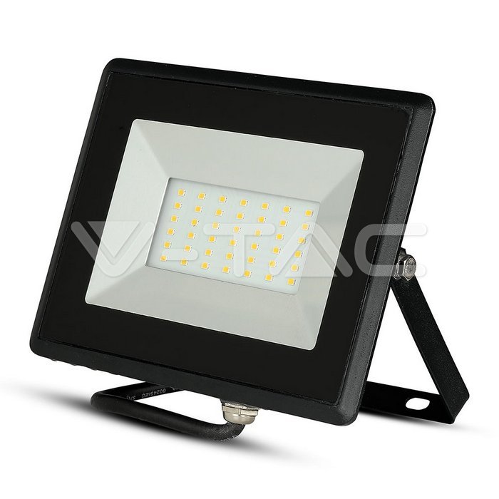 VT-4031 30W LED Floodlight SMD E-Series Black Body 6000K