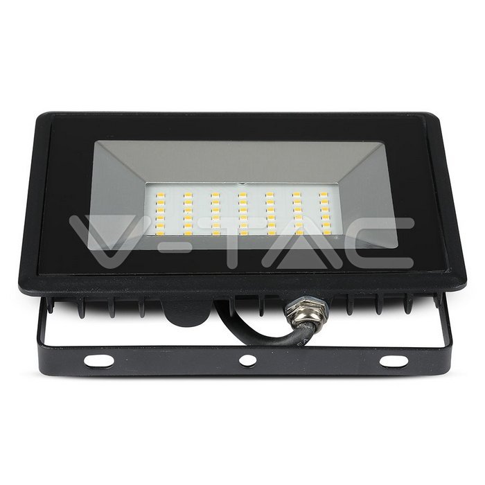 VT-4031 30W LED Floodlight SMD E-Series Black Body 6000K
