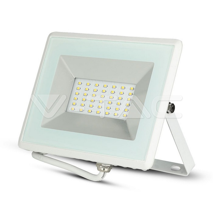 VT-4031 30W LED Floodlight SMD E-Series White Body 3000K