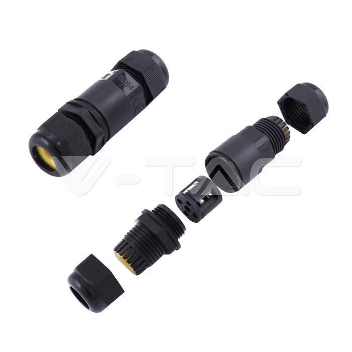 VT-868 Waterproof Black Terminal Block 5-9mm IP68